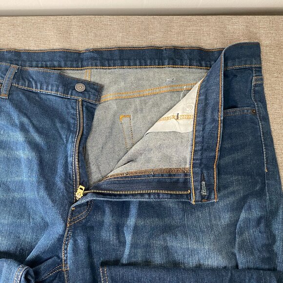 Levi's 541 ATHLETIC FIT Denim Jeans Men's 46 x 32 Mid Rise Blue Casual Pant - Picture 4 of 15